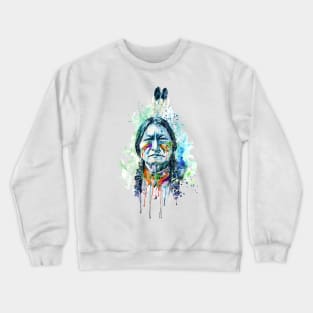 Sitting Bull New Portrait Crewneck Sweatshirt